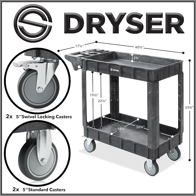 Dryser Utility Cart with Wheels - Image 6
