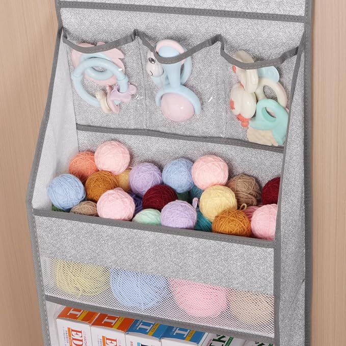 Univivi 5-Shelf Door Storage Over Door Hanging Organizer - Image 4
