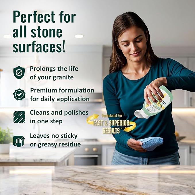 Granite CPR Cleaner & Polish Can Be Used Daily On Granite, Quartz & Corian. - Image 6