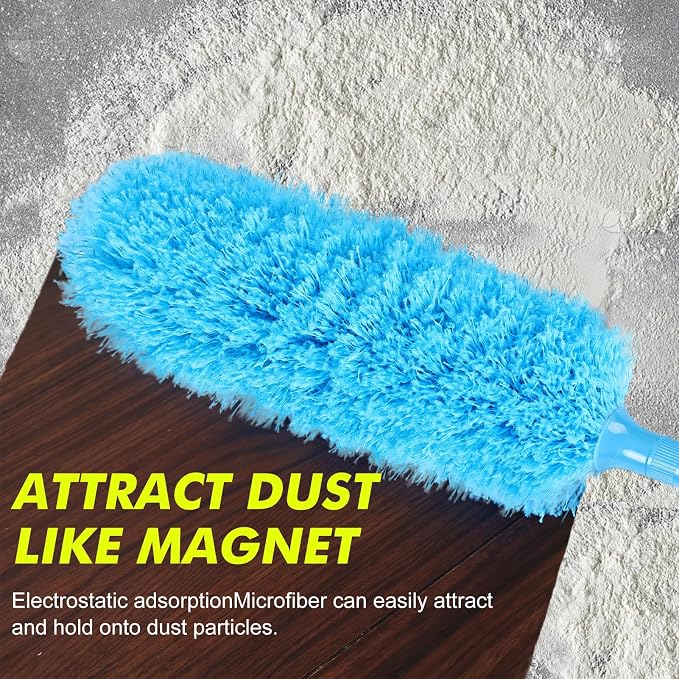 Rainbow Extendable Static Duster Reusable Microfiber Duster - Image 6