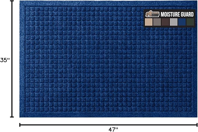 GORILLA GRIP Front Door Mat, Indoor Outdoor Ultra Absorbent HydroAbsorb Doormat - Image 2