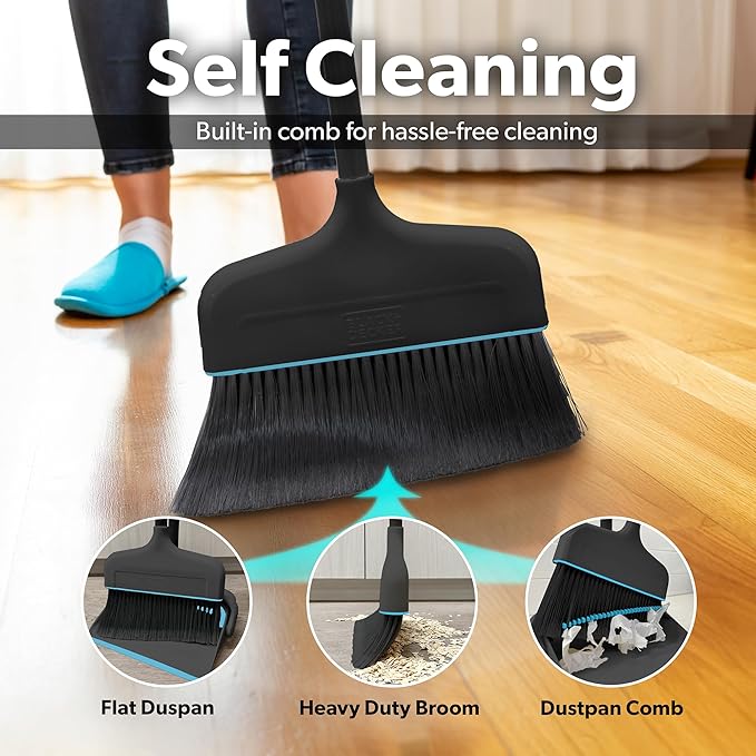 BLACK+DECKER Butler Broom & Dustpan Set - Image 2