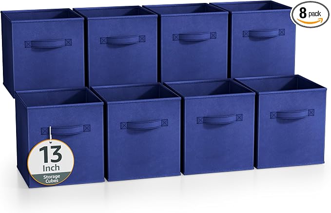 Sorbus 13 Inch Collapsible Fabric Storage Cubes by Sorbus