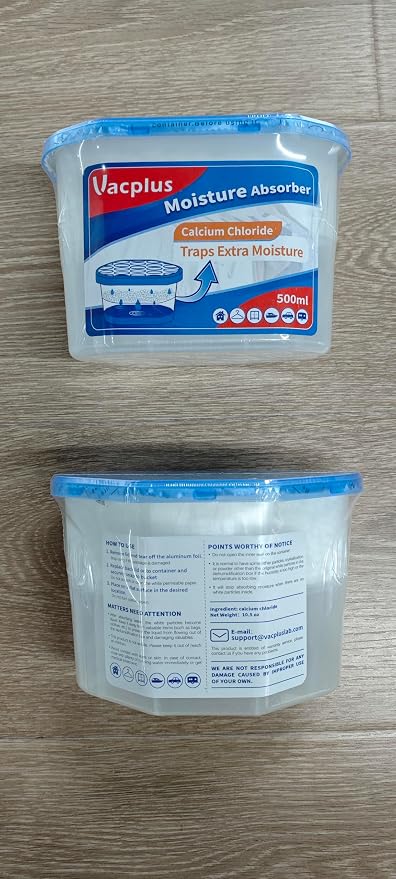 Vacplus Moisture Absorbers 12 Pack, 10.5 Oz, Humidity Absorber Boxes Attracts - Image 8