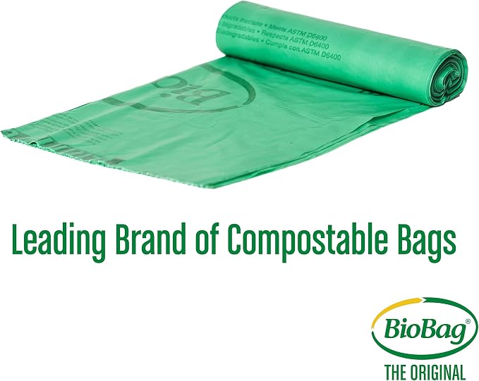 BioBag The Original Compostable Bag, 32 Gallon, 100% Certified Compostable - Image 3