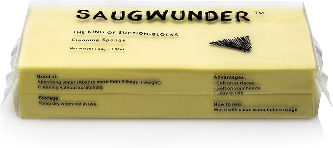 Cleaning Sponge Super Absorbent Water Durable ^~ You Know 17.5×7.5×3.5 cm Use - Image 2