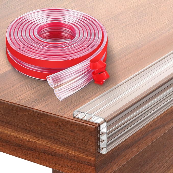 HOMREALM Baby Proofing 7.05ft Long Corner Guards Furniture Corner & Edge Safety by HOMREALM