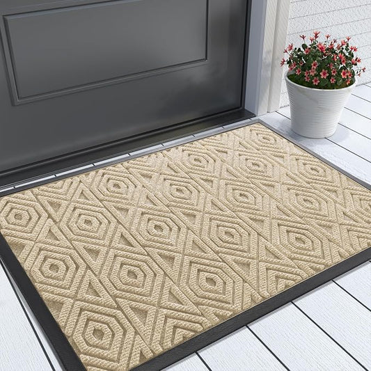 Yimobra Door Mat, Outdoor Indoor Entrance Welcome Mat, Heavy Entry Front Door by Yimobra