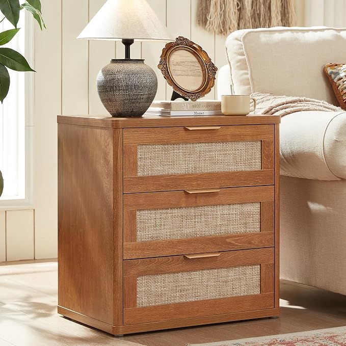 LEYAOYAO Rattan Night Stand Set of 2 - Image 2