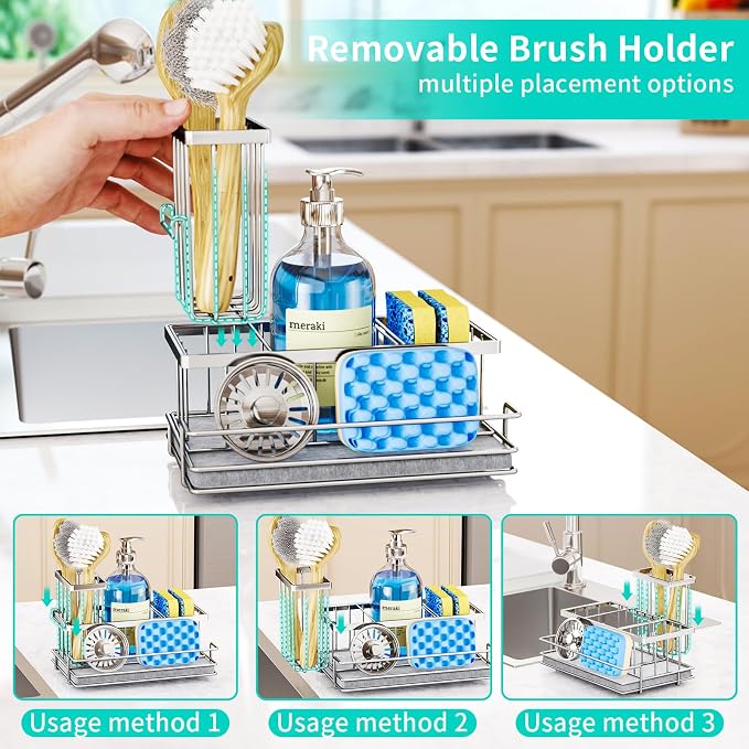 HapiRm Sink Caddy Sponge Holder - Image 3