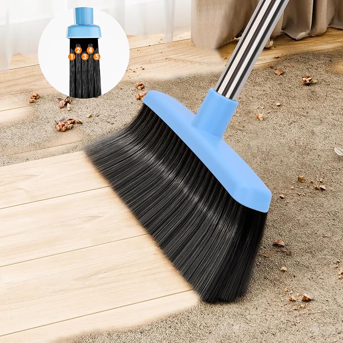 Broom and Dustpan Set for Home 2025 Indoor Outdoor Broom - Image 7