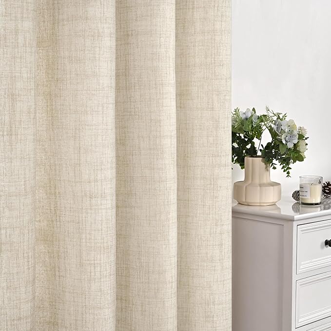 YoungsTex Linen Curtains 80 Inch Length - Image 8