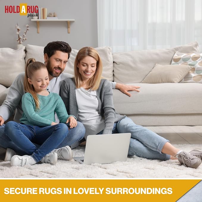 Hold-a-Rug Plush 8'6" x 11'6" Nonskid, Nonslip Rug Pad, Reversible Gripper - Image 5
