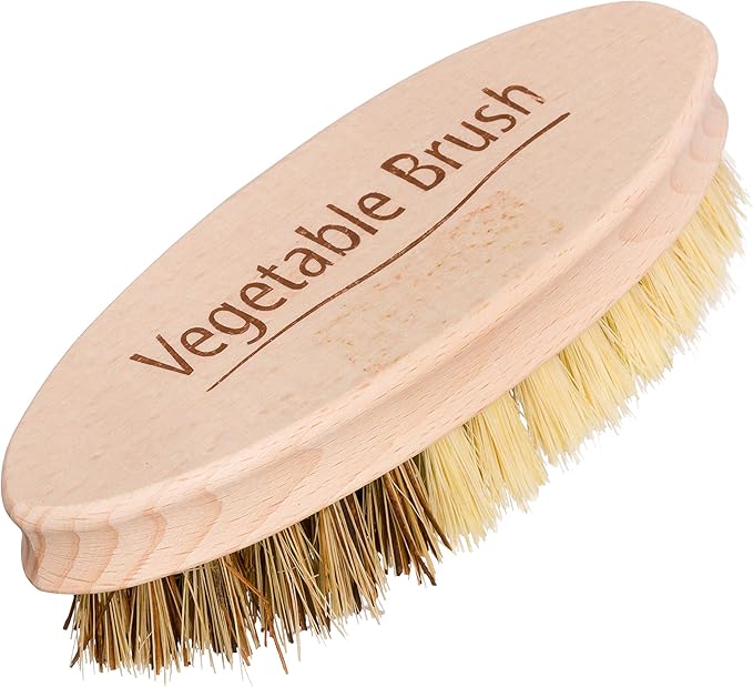 REDECKER Hard and Soft Side Vegetable Brush by Redecker