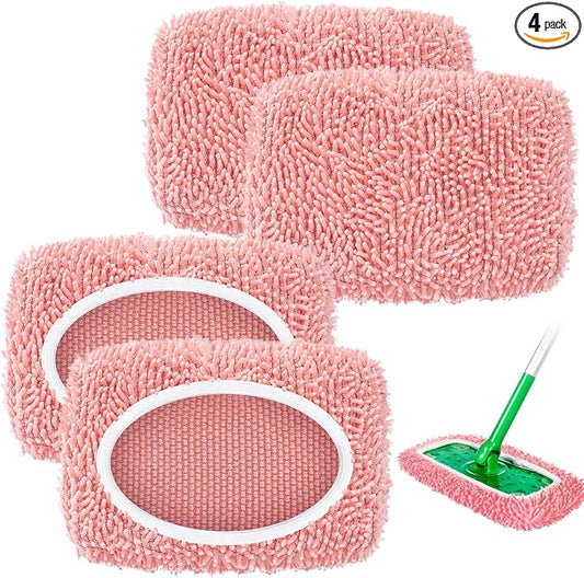 4 Pack Reusable Mop Pads Compatible by Unknown