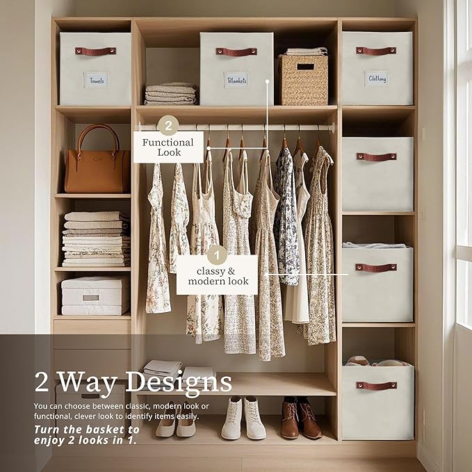 DECOMOMO Storage Bins, Cube Storage Bin - Image 4