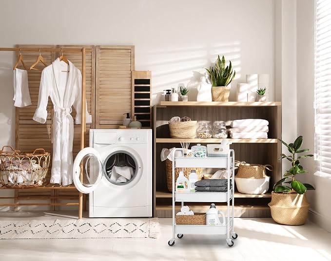 CAXXA 3-Tier Rolling Metal Storage Organizer - Image 7