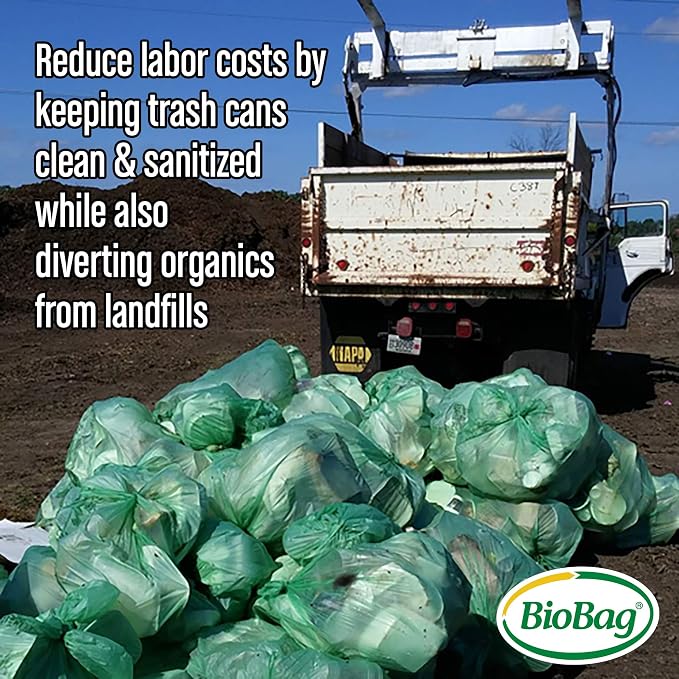 BioBag The Original Compostable Bag, 48 Gallon, 100% Certified Compostable - Image 4