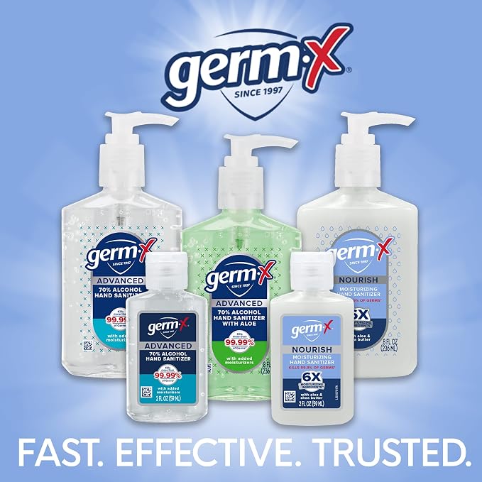 Germ-X Nourish Hand Sanitizer, 2-in-1 Moisturizing and Sanitizing Formula - Image 6