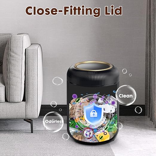 Procade Bathroom Trash Can Automatic Touchless, Motion Sensor Trash Bin - Image 4