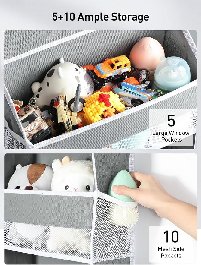 Yecaye 2 Pc Over The Door Organizer - Image 4