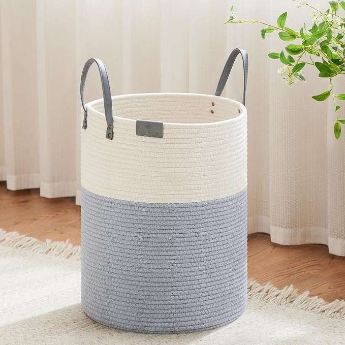 VIPOSCO Tall Laundry Basket, Large Dirty Clothes Hamper by VIPOSCO