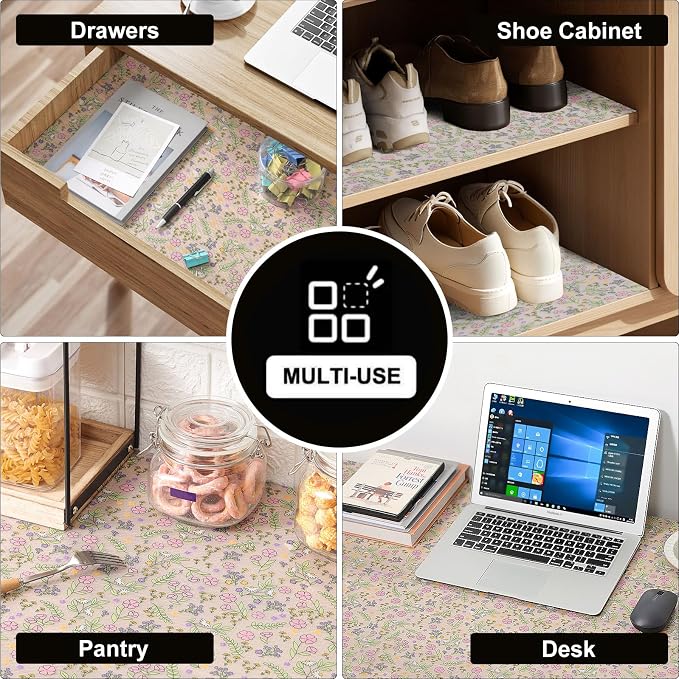 INNOLITES Non-Slip Shelf Liner – Cabinet & Drawer Liner Non-Adhesive – - Image 8