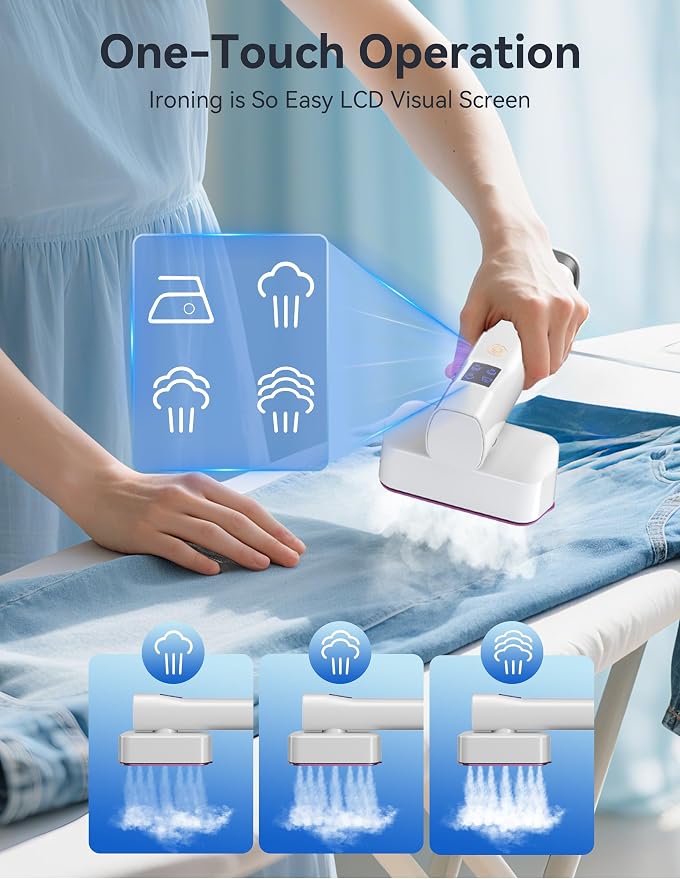 Steamer for Clothes, Sundu Portable Handheld Garment Steamer, 15s Fast Heat-up - Image 6