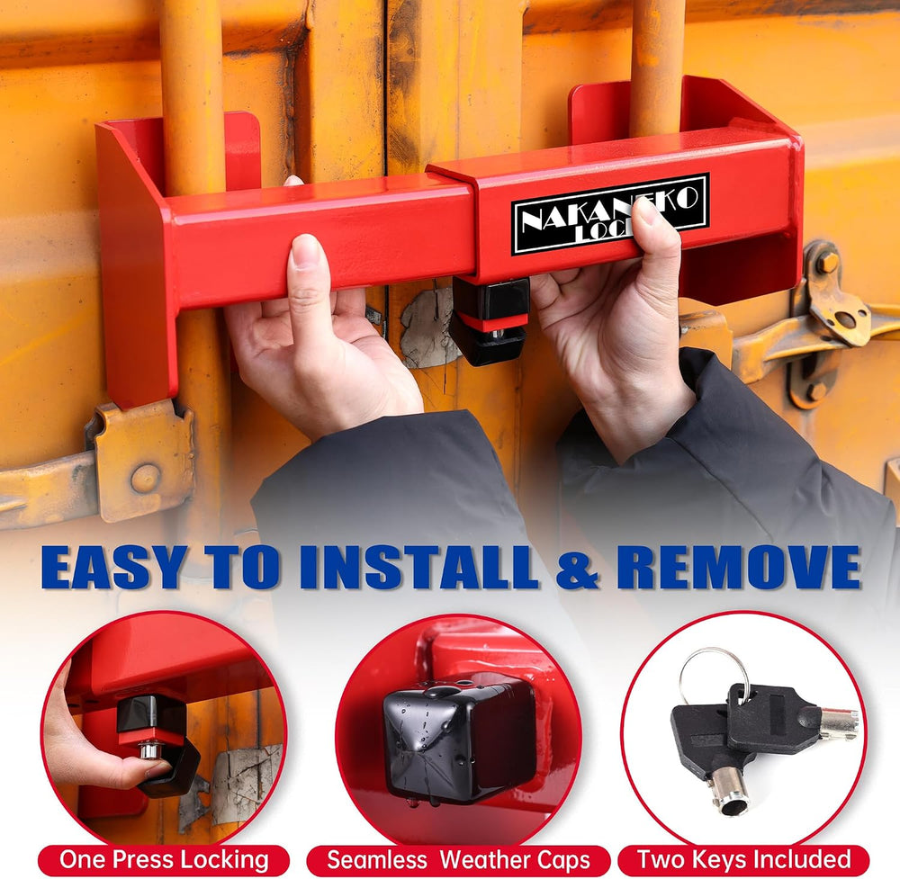Shipping Container Lock, Semi Trailer Cargo Door Lock, Key Lock