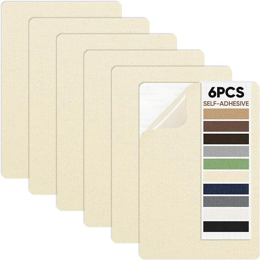 Canvas Patch 5.5 x 8 Inches 6Pcs Self-Adhesive Waterproof Canvas Patch Kit by Unknown