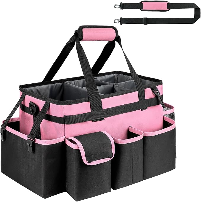 Cleaning Caddy, Large Cleaning Bags by ZIOZERTT