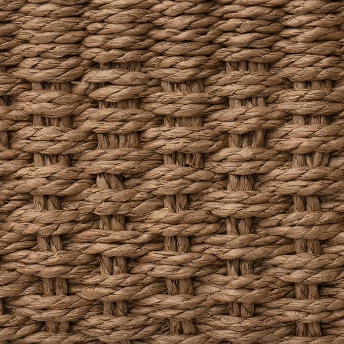 LA JOLIE MUSE Woven Storage Baskets, Recycled Paper Rope Bin Organizer Divider - Image 6