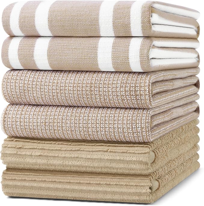 Homaxy Premium Kitchen Towels, Large Cotton 380 GSM Kitchen Hand Towels by Homaxy