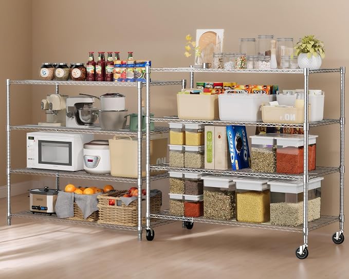 Himimi 4 Tier Wire Shelving