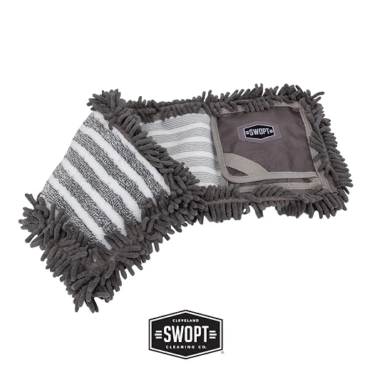 SWOPT 24” Microfiber Dust Mop Refill – Microfiber Cleaning Pads - Image 3