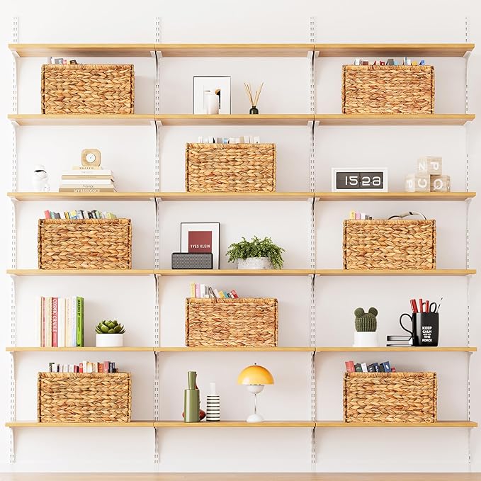 SpaceAid 8 Pack Wicker Basket, Storage Baskets - Image 4