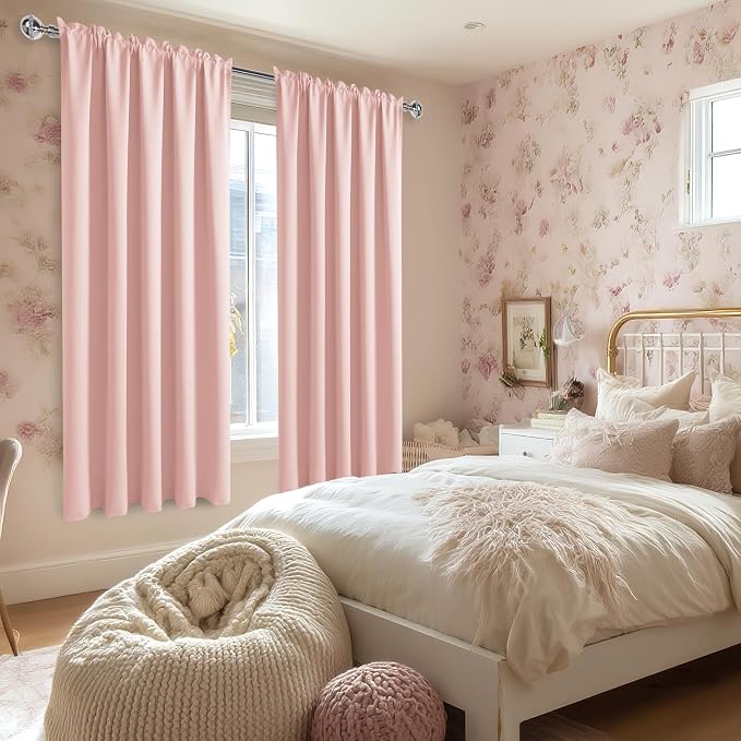 DWCN Blackout Curtains for Living Room Thermal Insulated, Energy Saving & Noise - Image 2
