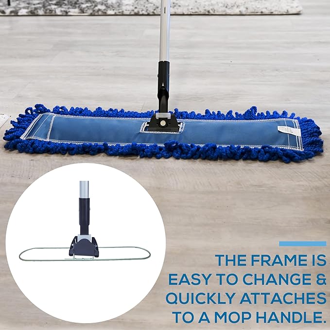 Kleen Handler 24 Inch Commercial Dust Mop Frame - Image 5