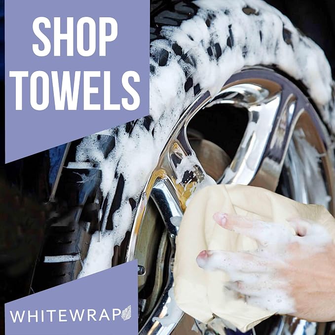 WHITEWRAP Shop Towels| Multipurpose Commercial and Residential Shop - Image 4