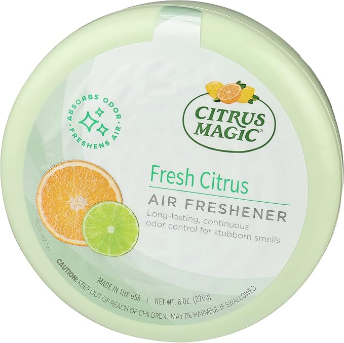 Citrus Magic Odor Absorbing Solid Air Freshener, Fresh Citrus - Image 6