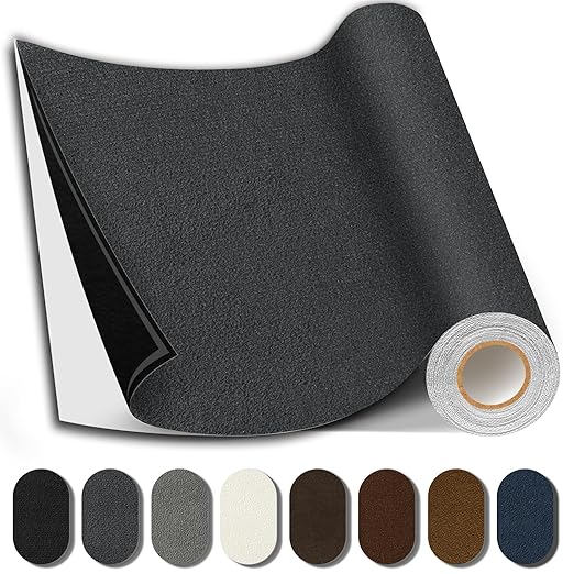 Suede Repair Patch, Large Fabric Repair Tape, Self-Adhesive Patches by Shagoom