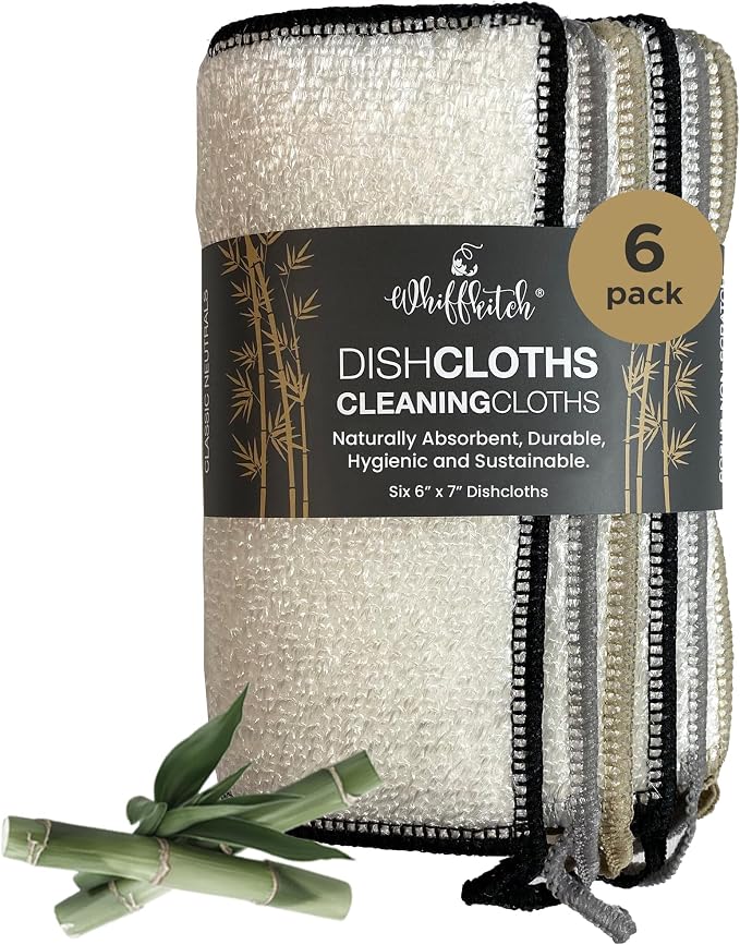 Whiffkitch Dishcloths & Dish Towels by EcoFriendlyBambooCloths