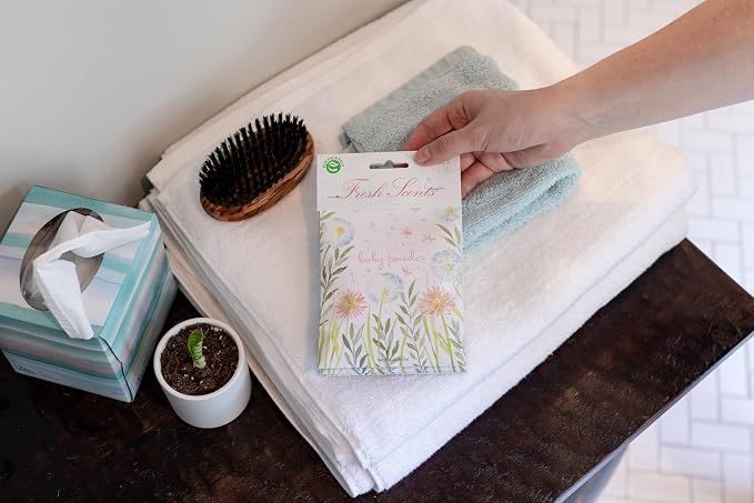 WILLOWBROOK | Fresh Scents Scented Sachet Packet | Baby Powder | Air Freshener - Image 4