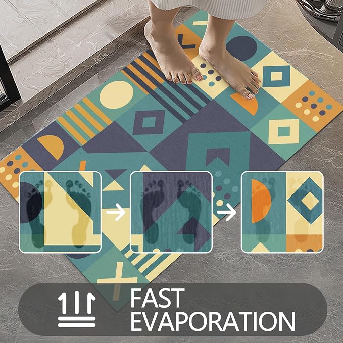 Ultra Thin Door Mat Indoor Entrance, 1/10 in Thin Door Mats - Image 6