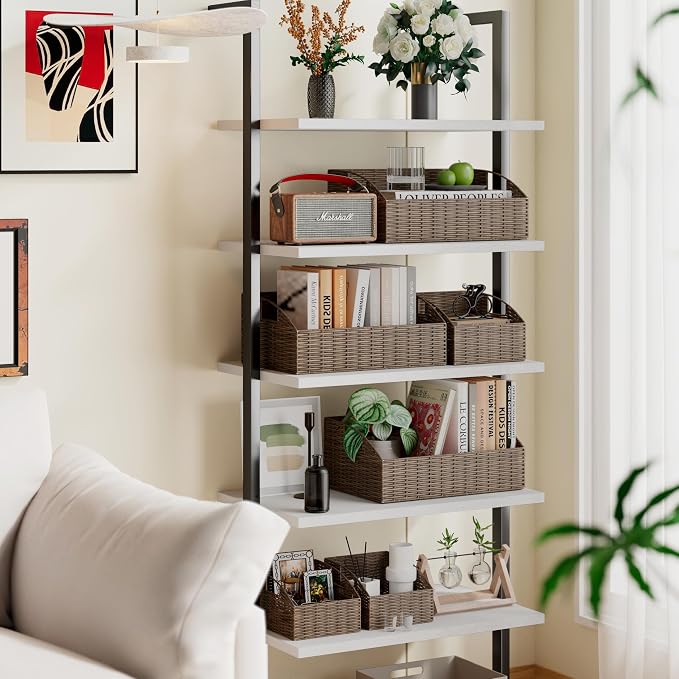 Ollieroo Rattan Storage Baskets, Handwoven Wicker Storage Bins - Image 5
