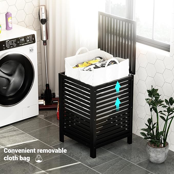 Homykic Bamboo Laundry Hamper - Image 3