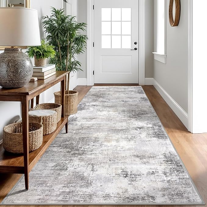IOHOUZE Abstract Runner Rug 3x10 Ft Washable Runners by iOhouze