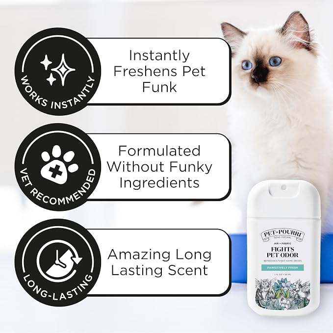Poo-Pourri Pawsitively Fresh Pocket Deodorizer Spray – Dog & Cat Odor Remover – - Image 4
