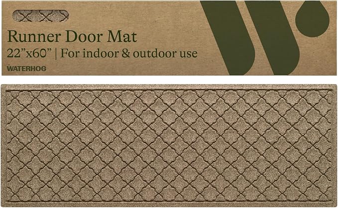 WaterHog Heavy Duty Runner Door Mat, Made in USA, Durable & Skid-Resistant by BungalowFlooring