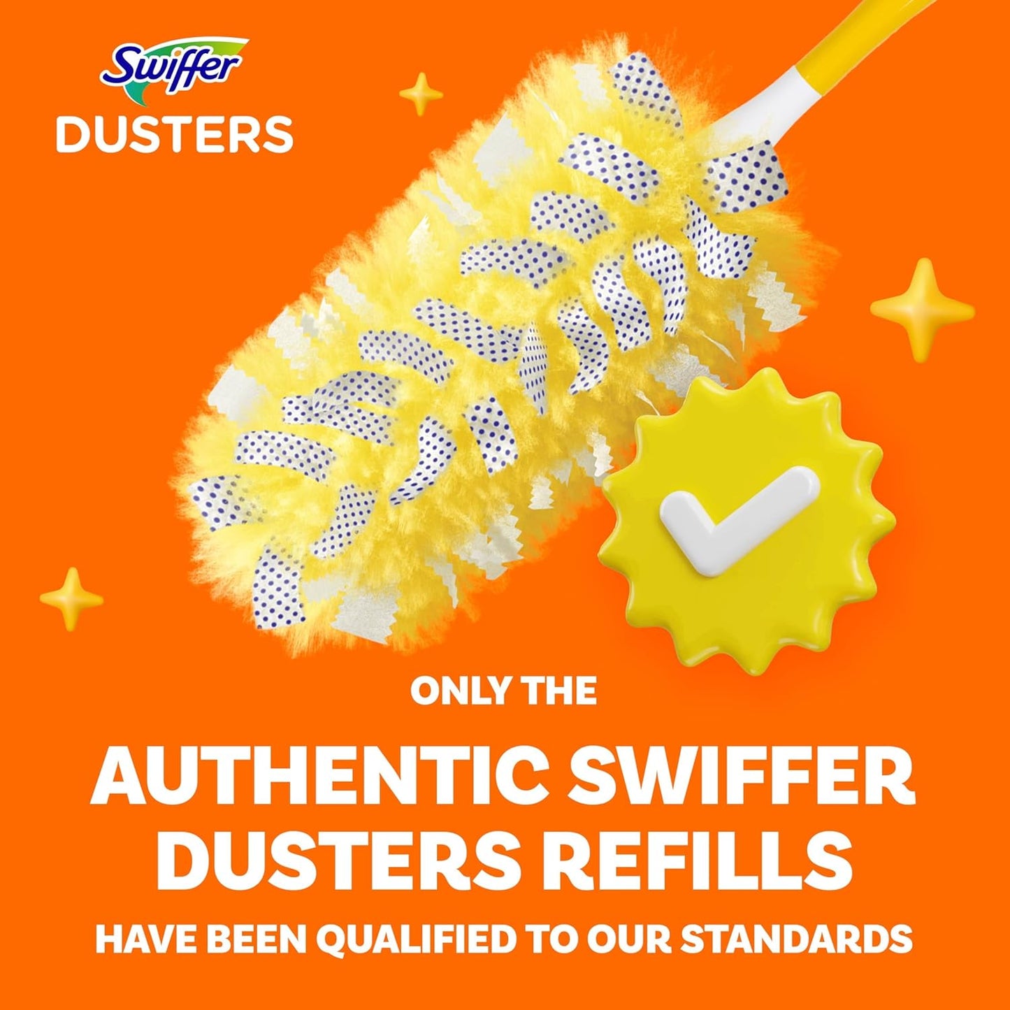 Swiffer Dusters Heavy Duty Multi-Surface Duster Refills for Cleaning, Unscented, 11 Count
